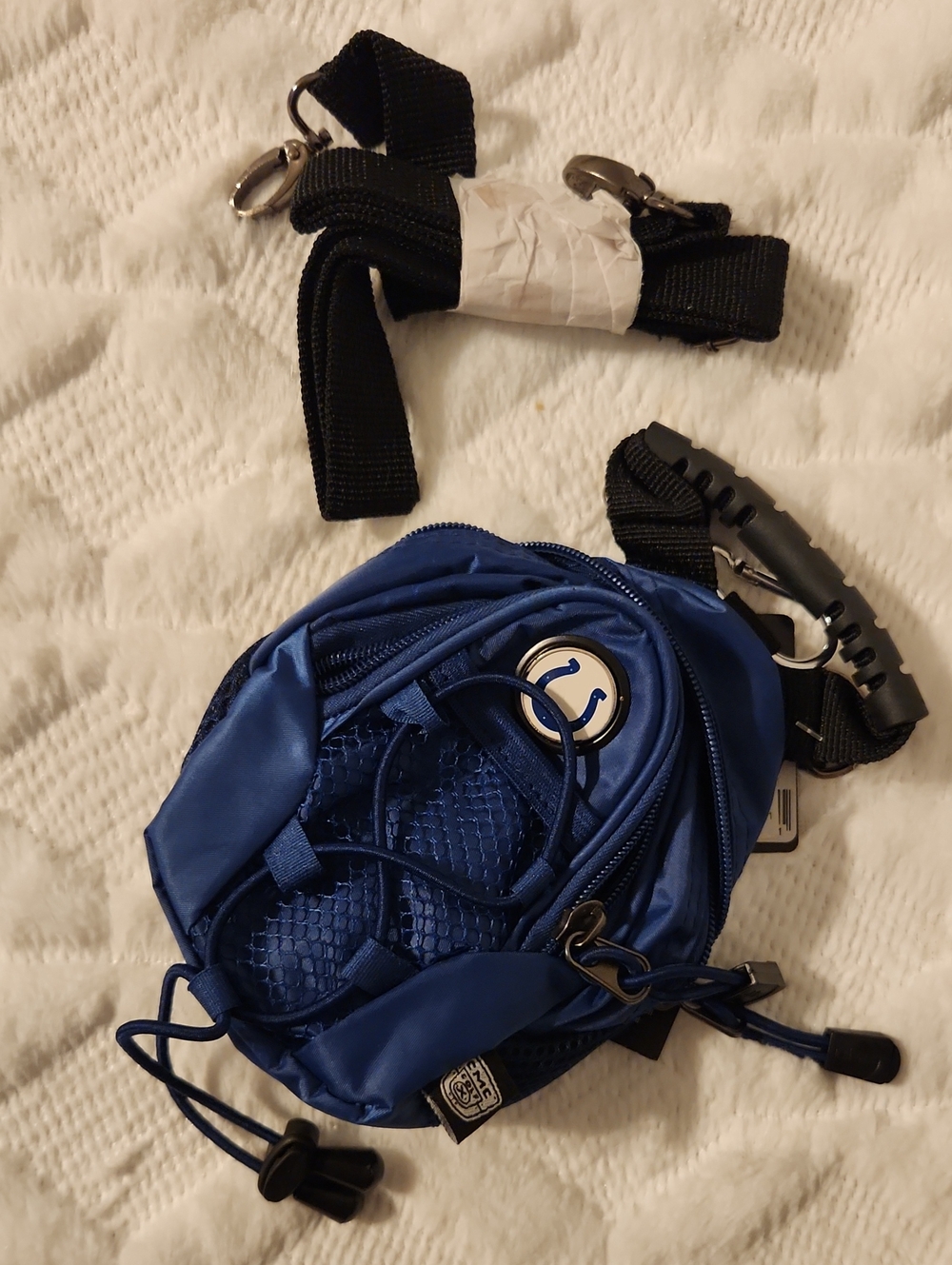 Mini Backpack Bag - Navy Blue - Picture 3 of 6